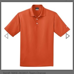Orange Men’s Nike Dri-Fit Polo, Size L
